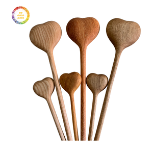 ช้อนไม้ขายส่งเครื่องมือทำอาหารแข็งแรงทนทานราคาไม่แพงสำหรับใช้ในบ้านและร้านอาหาร - Product Image 5