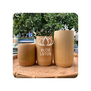 Ensemble de tasses en bambou de haute qualité, provenant de sources fiables, pour les menus des restaurants de luxe et composant fiable pour la préparation quotidienne des repas. - Product Image 1