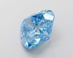 Elegante Anillo de Compromiso de Alta Gama con Diamante Azul Vivido de Corte Corazón de 6.01 Ct, Cultivado en Laboratorio, Claridad VS, Certificado IGI - Product Image 5