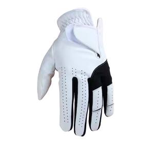 Gants de golf en cuir de mouton personnalisés, logo personnalisé, pour homme, gaucher, durables, en cuir de cabretta - Product Image 4