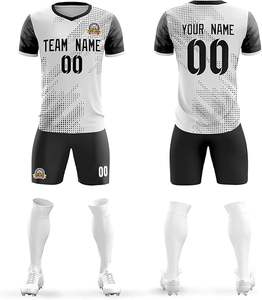 Meilleure nouvelle qualité de maillots de football unisexe top vente service ODM avec logo personnalisé approvisionnement direct de l'usine pour adultes fabriqué en polyester - Product Image 3