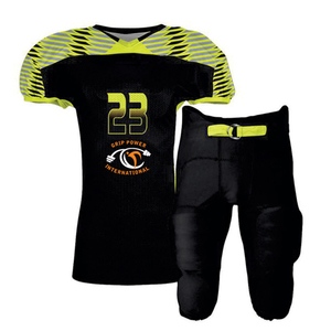Uniforme de football américain de haute qualité, personnalisé, dernier design, respirant, séchage rapide, 100% polyester, unisexe, adulte, 240g, sport - Product Image 2