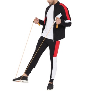 Survêtement d'hiver décontracté pour homme, imprimé uni, respirant, séchage rapide, léger, avec fermeture éclair, confortable, logo personnalisé, 100% coton - Product Image 2
