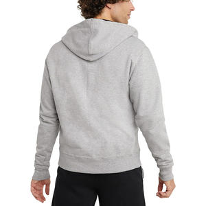 เสื้อมีฮู้ดแบบรูดซิปสำหรับผู้ชายมีตัวเลือกป้ายปักโลโก้ส่วนตัวสำหรับชุดออกกำลังกายแฟชั่นและโปรโมชั่น - Product Image 5