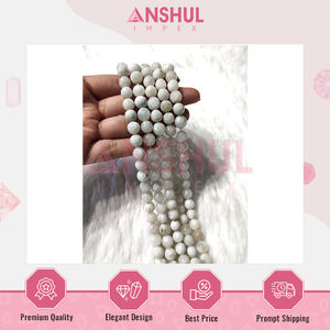 Pierre de lune arc-en-ciel blanche de qualité supérieure hautement utilisée pierres précieuses flashy à facettes brins de perles de 8mm pour l'énergie féminine et l'intuition - Product Image 5