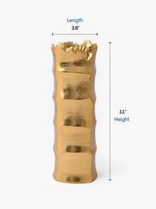 Moderno Florero Dorado 2026 de Gran Venta con Acabado Dorado para Decoración del Hogar, Exportador Mayorista a Nivel Mundial - Product Image 5