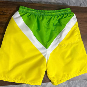 Pantalones cortos cortavientos de nailon sólido con logotipo impreso personalizado para hombre, ropa deportiva para correr de talla grande para Otoño y verano - Product Image 2