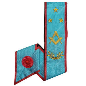 MASONIC REGALIA BLUE LODGE ASSR SCOTTISH RITE MASTER SASH FREEMASON CINTA SASH CEREMONIAS MASONICAS - Product Image 4