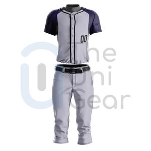 Conjunto de uniforme de béisbol para hombre de la mejor calidad, ropa deportiva de equipo recién llegada, incluye camisa y pantalones a la venta - Product Image 3