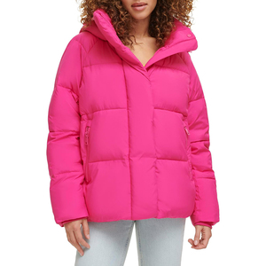 Chaquetas Acolchadas para Mujer Más Vendidas con MOQ Bajo, Último Estilo, Chaqueta Acolchada Larga, Mangas Completas, Transpirable, Color Sólido - Product Image 6