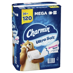 Charmin Ultra Soft Toilet <span class=keywords><strong>Paper</strong></span> 30 Mega Rollos, 224 Hojas por Rollo - Product Image 2
