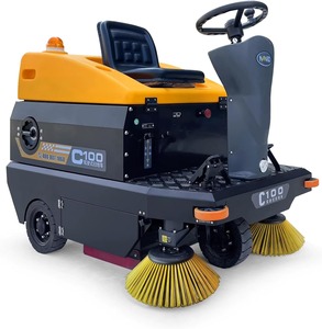 Tốt nhất mới mới 24 Gal Thùng rác 65000 sqft/H hiệu quả công nghiệp đi xe trên sàn quét máy cho cửa hàng làm sạng-công nghiệp công cụ - Product Image 1