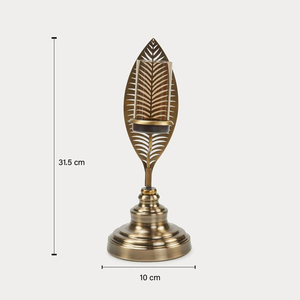 Brass Candle Stand <b>Lantern</b> Traditional Decorative Candle Holder Perfect for Christmas and Festive Holiday <b>Settings</b> - Product Image 5