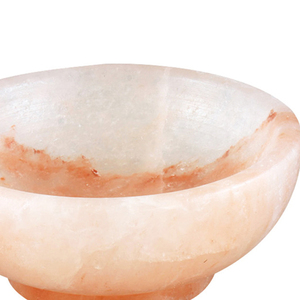 2025 mejor sal del Himalaya tallada a mano sal Natural vajilla de alta calidad tazón de sal para la venta artesanías naturales hechas a mano - Product Image 4