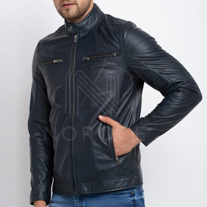 Wholesale Customized Made Men <b>Leather</b> <b>Jacket</b> <b>Long</b> Sleeves Street Wear <b>Leather</b> Winter <b>Jacket</b> For Men - Product Image 2