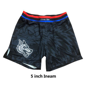 กางเกงขาสั้นต่อสู้แบบระเหิดพิมพ์ HD แบบกำหนดเองโดยมีการเย็บคุณภาพระดับมืออาชีพและการเคลื่อนไหวสำหรับกิโมโน Jiu Jitsu - Product Image 2