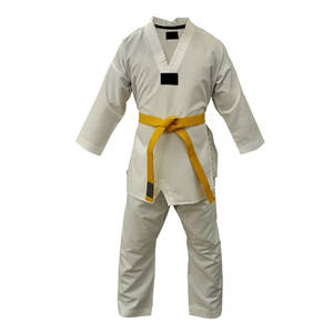 Competición de entrenamiento de kárate Jiu Jitsu BJJ Gi Venta al por mayor OEM logotipo personalizado Judo Jiu-Jitsu Gi Venta al por mayor logotipo personalizado uniforme de Judo - Product Image 1