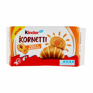 Wholesale Kinder Kornetti Chocolate 252g 6 Individually Wrapped Croissants Made In Italy By Ferrero For Vending <b>Machine</b> Operator - Product Image 2