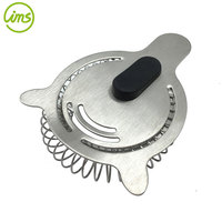 Outils de bar écologiques professionnels, passoire à cocktail en acier inoxydable avec ressort, diamètre 5-10 cm