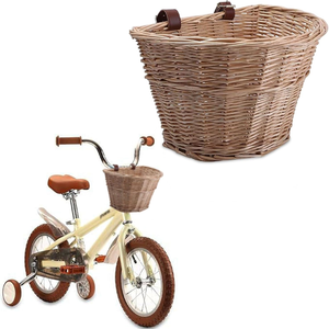 Nouveau panier pour enfants avant en rotin écologique en plein air pour vélos panier de vélo cargaison avant pour enfants en gros du Vietnam - Product Image 5