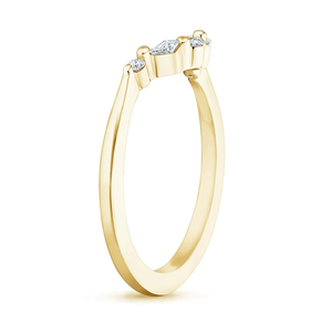 Bague moderne en argent 925 avec diamant Moissanite élégante en forme de cerf-volant Accents latéraux Cadeau de fiançailles de mariage classique pour les fêtes - Product Image 6