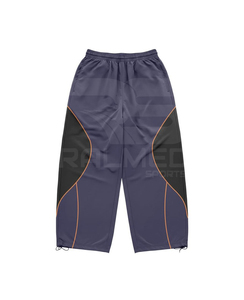 Ensemble survêtement pour homme, 2 pièces, pantalon et veste à capuche, 100% nylon, logo DTF, lignes réfléchissantes, panneaux, coupe-vent, survêtement - Product Image 6