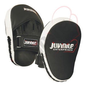 เป้าซ้อมมวยแบบปรับแต่งโลโก้ได้ตามต้องการแผ่นรองขาแบบไทยทนทานหนังควาย - Product Image 1