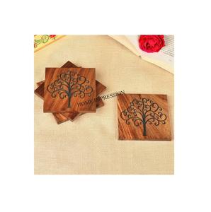 Wedding Table Placemats Shape Customized Color Wooden Material Glass Cup <b>Coasters</b> Most Selling Handmade Modern <b>Heat</b> Resistant - Product Image 6