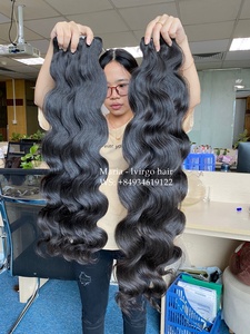 Pelo largo Paquetes de cabello vietnamita y camboyano 100% Cutícula natural alineada Venta al por mayor Virgen cruda camboyano 10 "-50" - Product Image 6