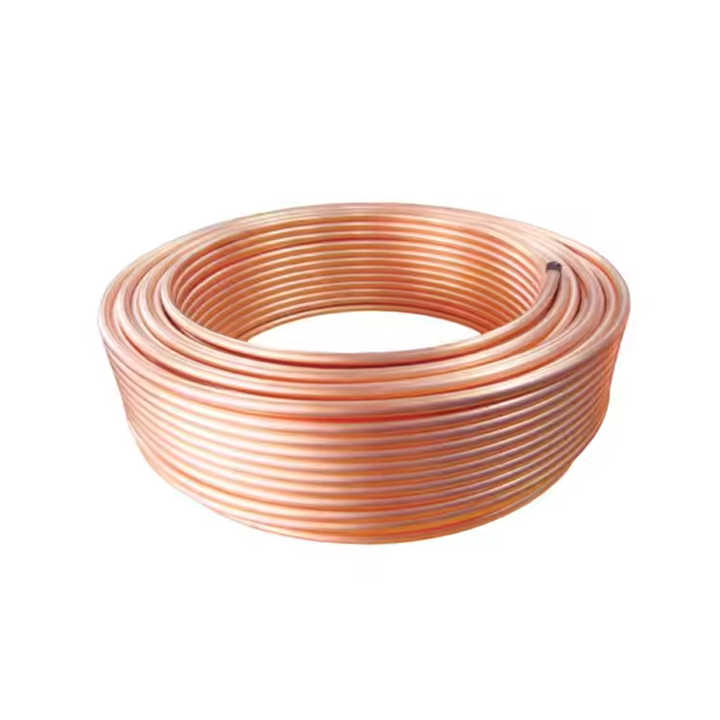 Hot Selling C11000 C10100 Red 99.99% Pure AC 1/2 Pancake Water Copper Pipe for Air Conditioner