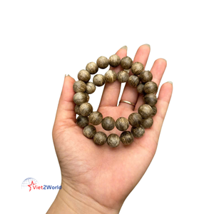 Cuentas de Rosario de Madera de Gharu Pura de Calidad Superior, Brazalete con Cadena, Regalo Ideal para Joyería, Oud Vietnamita - Product Image 4