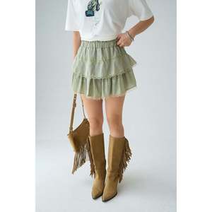 กระโปรงลูกไม้สีเขียว - Product Image 4