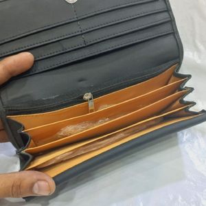 Portefeuille en cuir de luxe, design minimaliste et fin, sécurisé par RFID, à double rabat pour un usage quotidien - Product Image 3