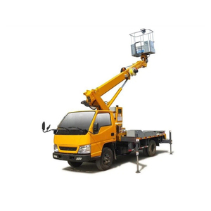 Compact Electric Boom Lift with Telescopic Arm, Low Noise Level, and <strong>10m</strong> Platform <strong>Height</strong> for Warehouse Use