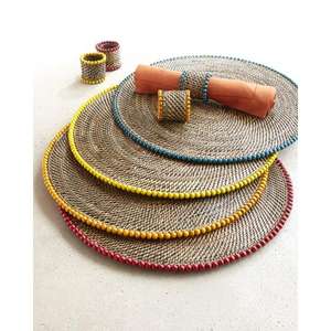 Tapis de table en jute et corde au design antique rustique pour une décoration élégante disponible chez rana overseas inc - Product Image 5