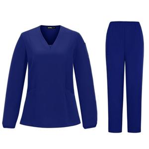 ชุดยูนิฟอร์มสำหรับโรงพยาบาลพยาบาลสำหรับผู้หญิงชุดผ่าตัดแขนยาวสำหรับร้านเสริมสวย - Product Image 2