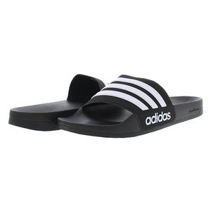Adidas Adilette Shower <b>Mens</b> <b>Shoes</b> Color: Black/<b>White</b> 100% Authentic - Product Image 2