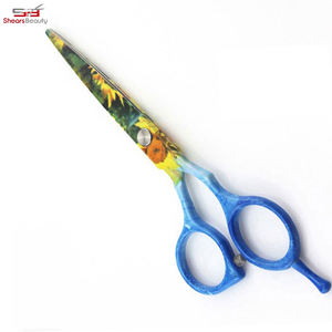 Personalizado impreso mejor acero inoxidable hecho a mano peluquería tijeras tipo de belleza instrumento de corte de pelo - Product Image 6