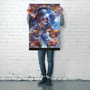 Póster Moderno de Star Wars para Decoración de Pared, 20.º Aniversario - Product Image 5