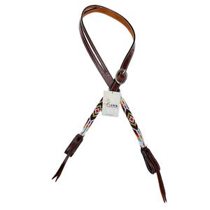 Headstall de cheval perlé occidental en cuir personnalisé de haute qualité avec oreille fendue pour l'équitation diverses couleurs de conceptions disponibles - Product Image 6
