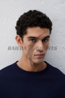 Sweat-shirt en coton vierge de qualité supérieure pour homme et femme, coupe ample, col ras du cou, avec logo personnalisé, style épaules tombantes