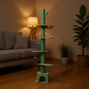 Multi-Level Sisal <b>Cat</b> Tower Indoor <b>Cats</b>' Furniture Wholesale Manufacturer's <b>Cat</b> <b>Tree</b> <b>Scratching</b> <b>Post</b> - Product Image 3