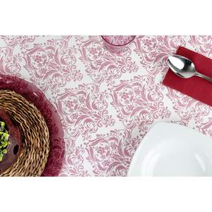Mantel con Estampado Versalles Color Borgoña 120x120cm, Toallitas Secas Suaves, 100 Unidades, B2B - Product Image 1