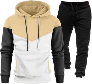 Ensemble de survêtement en polaire en gros, sweat-shirt chaud d'hiver + pantalon de survêtement, survêtement en polaire unisexe, survêtement pour hommes - Product Image 5