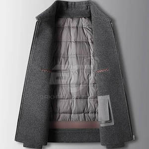 Veste d'hiver pour homme à manches longues, dernier design, haute qualité, veste en laine décontractée de sport, personnalisable - Product Image 4