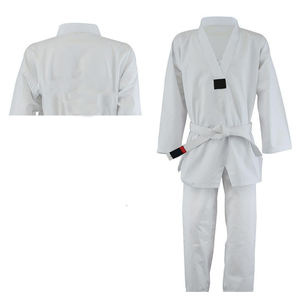 Algodón de alta calidad logotipo personalizado Taekwondo uniforme mejor precio al por mayor ropa deportiva para Artes Marciales desgaste - Product Image 6