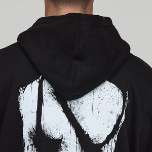 Sweat-shirts tendance personnalisés avec logo pour hommes, respirants, écologiques, streetwear décontracté d'automne, imprimés, à fermeture éclair, 100 % coton - Product Image 3