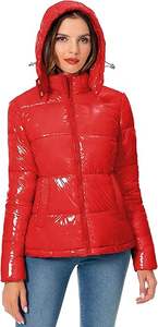 Manufacturer Exporter Quality Winter Quilted Puffer Jacket for Women Full Zip Bubble Padded Coat Shiny Woven Casual Style - Product Image 5