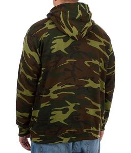 Sudadera con capucha de hombre de talla grande Unisex con diseño personalizado OEM mezcla de algodón y poliéster estampado de camuflaje sudaderas con capucha de hombre de talla grande - Product Image 2