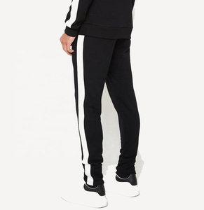 Fabricante de chándal de primera calidad, chándal para hombre, conjunto de dos piezas liso en blanco, pantalones de chándal de pierna ancha y conjunto de Sudadera con capucha para hombre, logotipo personalizado - Product Image 6